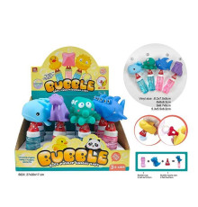 Мильні бульбашки AA 3019 (24/2) ЦІНА ЗА 12 ШТУК В БЛОЦІ, ЦІНА ЗА 12 ШТУК В БЛОЦІ, мильний розчин, фігурка, насадка, в коробці