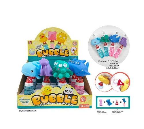 Мильні бульбашки AA 3019 (24/2) ЦІНА ЗА 12 ШТУК В БЛОЦІ, ЦІНА ЗА 12 ШТУК В БЛОЦІ, мильний розчин, фігурка, насадка, в коробці Мильні бульбашки AA 3019 (24/2) ЦІНА ЗА 12 ШТУК В БЛОЦІ, ЦІНА ЗА 12 ШТУК В БЛОЦІ, мильний розчин, фігурка, насадка, в коробці