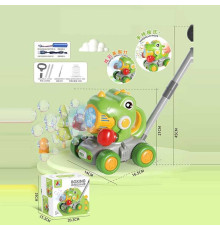 Каталка з мильними бульбашками 8531 (24) акумулятор 3.7 V, USB кабель, підсвічування, пляшечка з розчином, в коробці