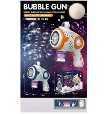 Пістолет з мильними бульбашками MT 30 (60) підсвічування, автоматичне видування, в коробці