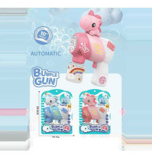 Пістолет з мильними бульбашками 668-111 (60) 2 види, на батарейках, автоматичний режим роботи, мильний розчин, на листі