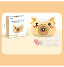 Установка з мильними бульбашками S 680-20 (60) підсвічування, мелодія, автоматичний принцип, 2 пляшечки з мильним розчином, ремінець, в коробці