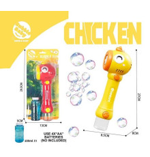 Пістолет з мильними бульбашками BE-022 A (72) 2 види, на листі, ВИДАЄТЬСЯ МІКС