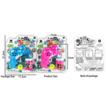 Пістолет з мильними бульбашками JNH 670 (192/2) 2 види, на листі
