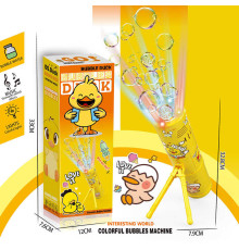 Установка з мильними бульбашками 3367 (60) “Міномет”, мелодія, підсвічування, від батарейок, в коробці