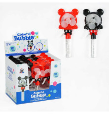 Мильні бульбашки 373 (12) “Мишеня”, 24 см, вентилятор, ЦІНА ЗА 12 ШТУК В БЛОЦІ