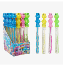 Мильні бульбашки TC 97430 (12) "WToys", ЦІНА ЗА 24 ШТУКИ В БЛОЦІ, "Крокодил", висота 25см, в коробці