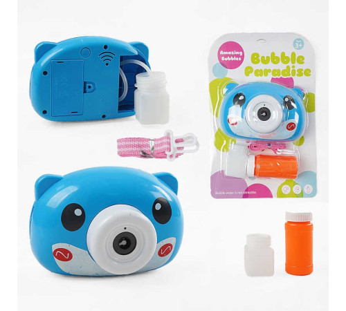 Мильні бульбашки 3939-93 A (96/2) звук, шнурок, на листі Мильні бульбашки 3939-93 A (96/2) звук, шнурок, на листі