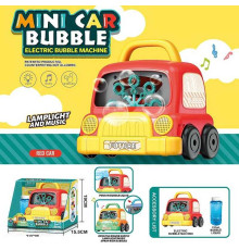 Установка з мильними бульбашками KB 1285 (24) 2 кольори, на батарейках, підсвітка, звук, мильний розчин, в коробці