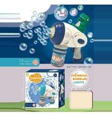 Пістолет з мильними бульбашками 7778 D (64) підсвічування, автоматичний принцип, пляшечка з мильним розчином, в коробці