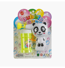 Пістолет з мильними бульбашками 632 H (252/2) “Панда”, механічний принцип роботи, мильний розчин, на листі