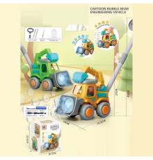 Каталка з мильними бульбашками 8535 (36) акумулятор 3.7 V, USB кабель, підсвічування, мильний розчин, викрутка, автоматичний принцип роботи, в коробці