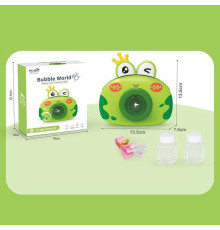 Установка з мильними бульбашками S 680-26 (60) підсвічування, мелодія, автоматичний принцип, 2 пляшечки з мильним розчином, ремінець, в коробці