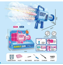 Автомат з мильними бульбашками 456-11 A (24) акумулятор 3.7 V, підсвічування, пляшечка із мильною рідиною, в коробці