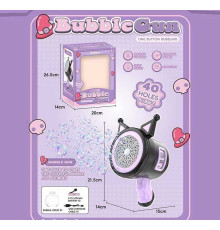 Установка з мильними бульбашками 137 (36) акумулятор 3.7 V, підсвічування, пляшечка із мильною рідиною, в коробці