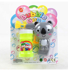 Пістолет з мильними бульбашками 632 J (252/2) “Коала”, механічний принцип роботи, мильний розчин, на листі