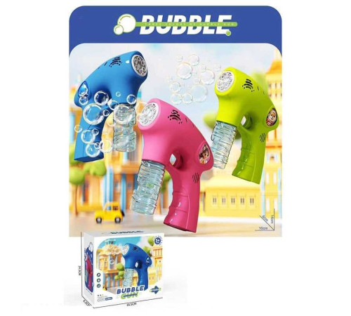 Пістолет з мильними бульбашками KL 93008 Y-1 (120/2) МІКС видів, в коробці