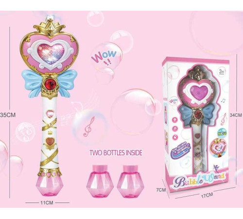 Мильні бульбашки 8899 (48/2) світло, звук, на батарейці, в коробці Мильні бульбашки 8899 (48/2) світло, звук, на батарейці, в коробці