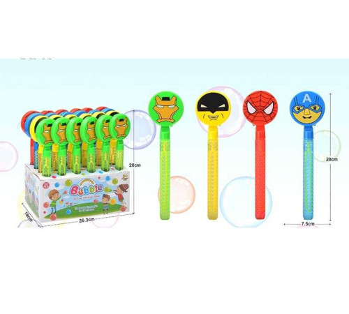 Мильні бульбашки 2018 A (8) ЦІНА ЗА 24 ШТУКИ В БЛОЦІ Мильні бульбашки 2018 A (8) ЦІНА ЗА 24 ШТУКИ В БЛОЦІ