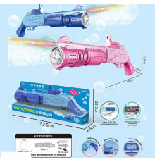 Автомат з мильними бульбашками 456-3 A (48) акумулятор 3.7 V, підсвічування, пляшечка із мильною рідиною, в коробці