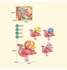 Пістолет з мильними бульбашками 507 (72) “Морські жителі”, автоматичний принцип, мильний розчин, акум. 3.7V, USB-кабель, підсвічування, в коробці, ВИДАЄТЬСЯ ТІЛЬКИ МІКС ВИДІВ