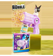 Пістолет з мильними бульбашками 7780 D (72) підсвічування, автоматичний принцип, фігурка героя, пляшечка з мильним розчином, в коробці