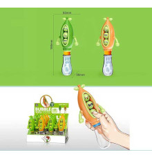 Мильні бульбашки U 009 (12) ЦІНА ЗА 12 ШТУК В БЛОЦІ, "Веселий горох", висота 19см, пальчикова гра, рухливі елементи, в коробці