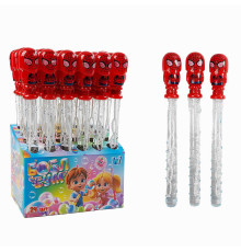 Мильні бульбашки LK 33602 (6) "WToys", ЦІНА ЗА 24 ШТУКИ В БЛОЦІ, "Герой", висота 36см, в коробці