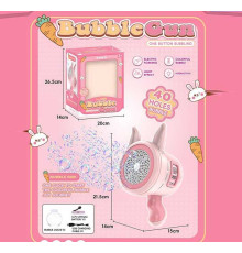 Установка з мильними бульбашками 138 (36) акумулятор 3.7 V, підсвічування, пляшечка із мильною рідиною, в коробці