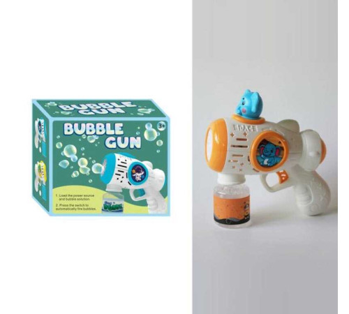 Пістолет з мильними бульбашками XD 800 H (96/2) підсвічування, автоматичний принцип, пляшечка з мильним розчином, в коробці Пістолет з мильними бульбашками XD 800 H (96/2) підсвічування, автоматичний принцип, пляшечка з мильним розчином, в коробці