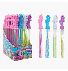 Мильні бульбашки TC 13075 (12) "WToys", ЦІНА ЗА 24 ШТУКИ В БЛОЦІ, "Єдиноріг", висота 25см, в коробці