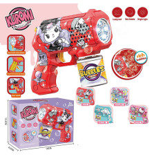 Пістолет з мильними бульбашками 105 A (72) підсвічування, пляшечка із мильною рідиною, в коробці