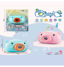 Установка з мильними бульбашками 76-5 A (60/2) 2 кольори, камера, мелодії, підсвічування, 2 пляшечки з мильним розчином, автоматичний принцип роботи, ремінець, на листі