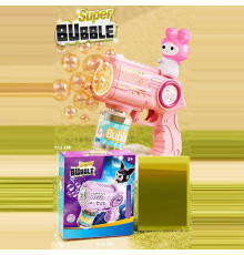 Пістолет з мильними бульбашками 7780 E (72) підсвічування, автоматичний принцип, фігурка героя, пляшечка з мильним розчином, в коробці
