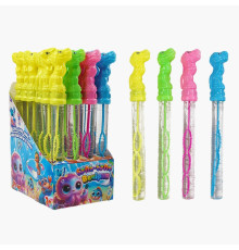 Мильні бульбашки TC 72216 (12) "WToys", ЦІНА ЗА 24 ШТУКИ В БЛОЦІ, "Динозавр", висота 25см, в коробці