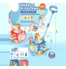 Каталка з мильними бульбашками 8526 Штрих = 90131 (24) 2 кольори, підсвічування, мелодія, 2 режими роботи, пляшечка з розчином, акумулятор 3.7 V, в коробці