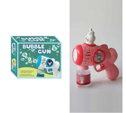 Пістолет з мильними бульбашками XD 800 J (96/2) підсвічування, автоматичний принцип, пляшечка з мильним розчином, в коробці Пістолет з мильними бульбашками XD 800 J (96/2) підсвічування, автоматичний принцип, пляшечка з мильним розчином, в коробці