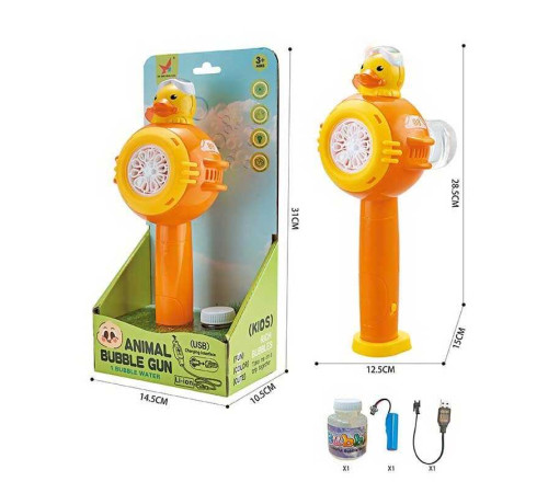 Установка з мильними бульбашками XH 129 (48/2) підсвічування, автоматичний принцип, акумулятор 3.7V, пляшечка з мильним розчином, в коробці Установка з мильними бульбашками XH 129 (48/2) підсвічування, автоматичний принцип, акумулятор 3.7V, пляшечка з мильним розчином, в коробці