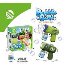 Пістолет з мильними бульбашками BE-003 B (96) 3 види, в коробці, ВИДАЄТЬСЯ МІКС