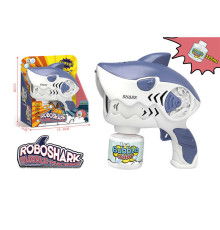 Пістолет з мильними бульбашками B 666 (48/2) на батарейках, звук, автоматичний принцип роботи, підсвітка, мильний розчин, в коробці