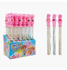 Мильні бульбашки LK 96108 (6) "WToys", ЦІНА ЗА 24 ШТУКИ В БЛОЦІ, "Свинка", висота 36см, в коробці