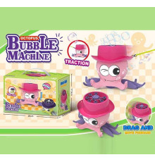 Каталка з мильними бульбашками BBX 801 Штрих = 90042 (36/2) "Восьминіг", акумулятор - 3.7 V, розмір: 27х15.5х19 см, USB-кабель, автоматичне видування бульбашок, 2 пляшечки з мильним розчином, мотузка, тримач, рухомі елементи, в коробці