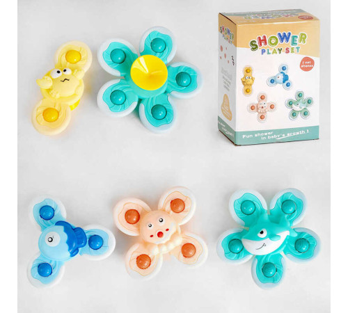 Гра для ванни 2288 (72) 4 шт, спіннер, в коробці