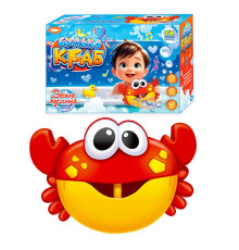 Піноутворювач для ванни "Булькокраб" 65558 (24/2) "TK Group", від батарейок, мелодія, в коробці