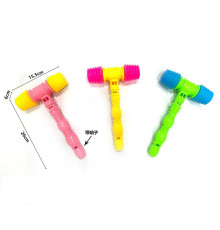 Молоточок 586-3 (384/2) 3 види, пискавка, свисток, у сітці, ВИДАЄТЬСЯ ТІЛЬКИ МІКС ВИДІВ