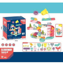 Гра для ванни 8366-38 A (18) 72 елементи, присоски, качечки, кульки, гумові ялинки, склянка, вітряк, в коробці