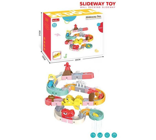 Гра для ванни 8366-48 A (36) "Гірка", 43 елементи, рухомі елементи, в коробці – в наличии! Купите сейчас у KAZKOVA