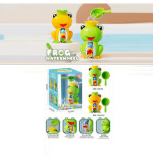 Гра для ванни H 6601 (72) 2 кольори, "Жабка", колесо обертається від потоку води, в коробці