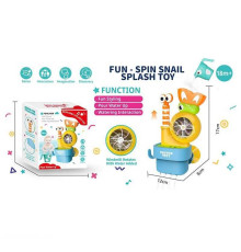 Гра для ванни 52121 (36) "Равлик", рухомі елементи, лійка, присоски, в коробці