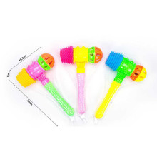 Молоточок 594-3 (264/2) 3 види, брязкальце, пискавка, у сітці, ВИДАЄТЬСЯ ТІЛЬКИ МІКС ВИДІВ